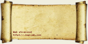 Žaklina Mojsilović vizit kartica